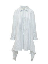 Side Knot Shirt Dress with Striped Pattern - J W Anderson | Lidia Shopping