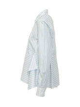 Asym Draped Shirt with Striped Pattern - J W Anderson | Lidia Shopping