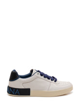 Low-Top Nappa Sneakers with Side Logo - Dolce & Gabbana | Lidia Shopping