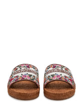 Espadrilla Nappa Slide Sandal with Floral Print - Dolce & Gabbana | Lidia Shopping