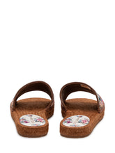 Espadrilla Nappa Slide Sandal with Floral Print - Dolce & Gabbana | Lidia Shopping