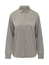 Long-Sleeve Satin Shirt - Emporio Armani | Lidia Shopping