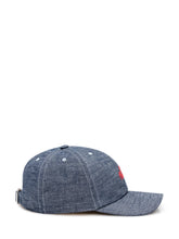 Cappello Baseball In Denim Con Ricamo - Accessori Uomo | Lidia Shopping