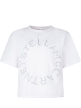 T-shirt with Circular Logo Print and Crew Neck - Collezione Happy Birthday | Lidia Shopping