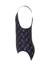 All-Over Logo Print Swimsuit with Zip - Collezione Happy Birthday | Lidia Shopping
