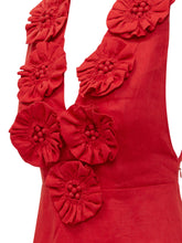 Sleeveless Midi Dress with Floral Appliqués - Collezione Happy Birthday | Lidia Shopping