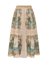 Midi Skirt with Print and Inserts - Collezione Happy Birthday | Lidia Shopping