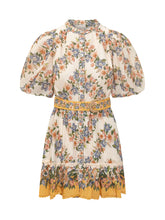 Abito Mini Floreale con Maniche Corte a Palloncino - Abbigliamento Donna | Lidia Shopping