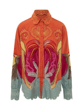 Camicia con Ricami e Colletto Decorato - Abbigliamento Donna | Lidia Shopping