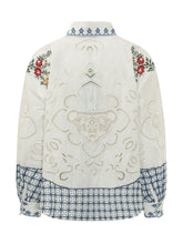 Camicia con Ricami e Colletto Floreale - Abbigliamento Donna | Lidia Shopping