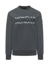 Felpa girocollo con logo a contrasto - Abbigliamento Uomo | Lidia Shopping