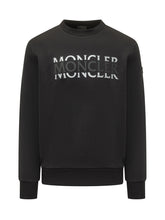 Felpa girocollo con logo a contrasto - Abbigliamento Uomo | Lidia Shopping