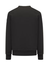 Felpa girocollo con logo a contrasto - Abbigliamento Uomo | Lidia Shopping