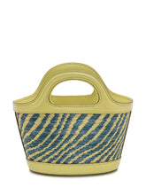 Borsa Tropicalia Micro con Manico Integrato e Logo Ricamato - Borse A Mano Donna | Lidia Shopping