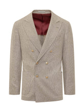 Double Breasted Blazer - Brunello Cucinelli | Lidia Shopping