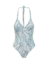 One Piece Swimsuit with Abstract Print - New Collection | Lidia Shopping