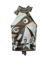 Halter Top with Geometric Print - New Collection | Lidia Shopping