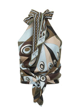 Halter Top with Geometric Print - New Collection | Lidia Shopping