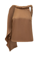 Top Monospalla con Collo Intrecciato e Drappeggio - Abbigliamento Donna | Lidia Shopping