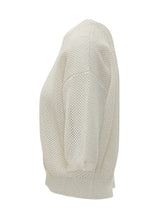 Maglia Tricot Traforata con Maniche Ampie - Abbigliamento Donna | Lidia Shopping