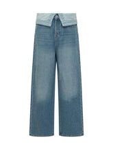 Slouchy Wide Leg Jeans with Double Layer - 7 For All Mankind | Lidia Shopping