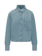 Camicia in Denim con Tasca Applicata - 7 For All Mankind | Lidia Shopping