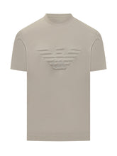 T-shirt con Maxi Logo in Rilievo - Abbigliamento Uomo | Lidia Shopping