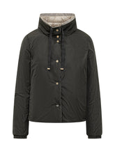 Reversible Cape Down Jacket with Hood - Herno | Lidia Shopping