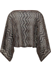 Cropped Metallic Knit Top - Collezione Happy Birthday | Lidia Shopping