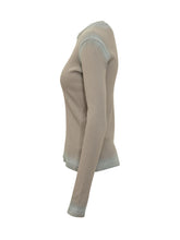 Ribbed Long Sleeve Top with Logo - New Collection | Lidia Shopping