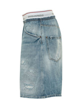 Denim Bermuda with Distressed Effect - Collezione Happy Birthday | Lidia Shopping