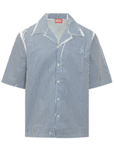 Camicia S-Brack-Qmbz a Righe con Colletto Bowling - Abbigliamento Uomo | Lidia Shopping