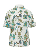 Camicia a Maniche Corte con Stampa Floreale - Abbigliamento Donna | Lidia Shopping