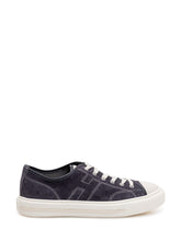 H691 Suede Sneakers with Visible Stitching - Hogan | Lidia Shopping