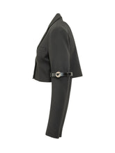 Hybrid Cropped Jacket with Sleeve Straps - Coperni | Lidia Shopping