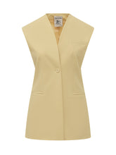 Gilet Lora con Scollo a V e Bottone - Abbigliamento Donna | Lidia Shopping