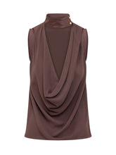 Camicia con Scollo Profondo e Drappeggio - Abbigliamento Donna | Lidia Shopping