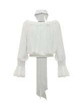 Shirt with Collar and Tie - Elisabetta Franchi | Lidia Shopping