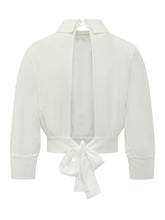 Camicia Cropped con Fiocco - Abbigliamento Donna | Lidia Shopping