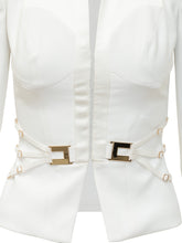 Giacca con Scollo Profondo e Cintura - Abbigliamento Donna | Lidia Shopping