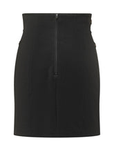 High Waist Skirt with Straps and Buckles - Elisabetta Franchi | Lidia Shopping