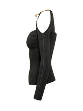 Maglia Tricot con Scollo a Cuore e Dettaglio Collo - Abbigliamento Donna | Lidia Shopping