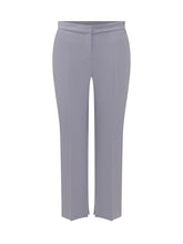 Straight Leg Trousers with Front Pleat - Elisabetta Franchi | Lidia Shopping