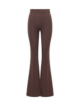 High Waist Flared Trousers - Elisabetta Franchi | Lidia Shopping