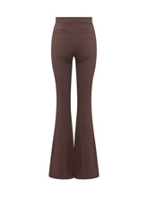 High Waist Flared Trousers - Elisabetta Franchi | Lidia Shopping
