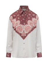 Camicia in twill stampa bandana - Abbigliamento Donna | Lidia Shopping