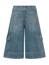 Denim Bermuda Shorts with Cargo Pockets - Collezione Happy Birthday | Lidia Shopping