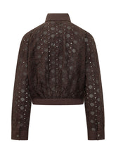 Camicia Cropped con Ricamo Traforato e Colletto - Abbigliamento Donna | Lidia Shopping