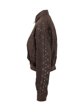 Camicia Cropped con Ricamo Traforato e Colletto - Abbigliamento Donna | Lidia Shopping