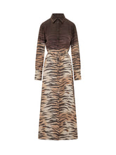 Abito Annabel Lungo con Stampa Animalier - Abbigliamento Donna | Lidia Shopping